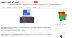 Desktop Screenshot of novocontrol.de